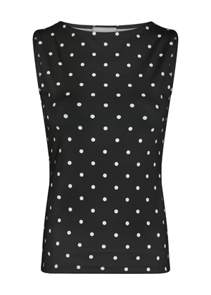 Ditty jersey dot top Black Neo Noir 